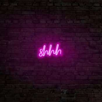 Image of Shhh - Pink Pink Wall Lamp