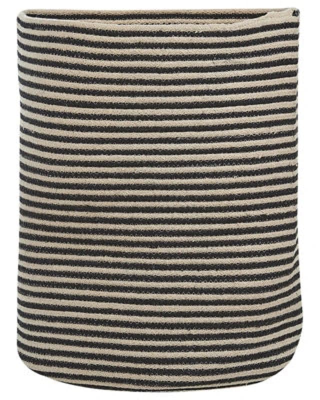 Image of Beliani Basket Yerkoy Cotton Black