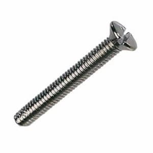 Image of Zexum M3.5 X 30mm Nickel Plated Electrical Plug Socket Screws - 10 Pack