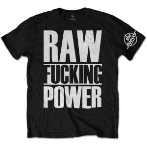 Image of Iggy & The Stooges - Raw Mens Large T-Shirt - Black