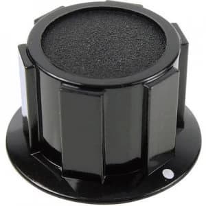 Image of Cliff FC1611 Knob Blk K1C 6mm Screw Fix