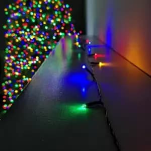 Image of 24 LED 2.3m Premier Christmas Outdoor 8 Function Battery Timer Lights in Multicoloured