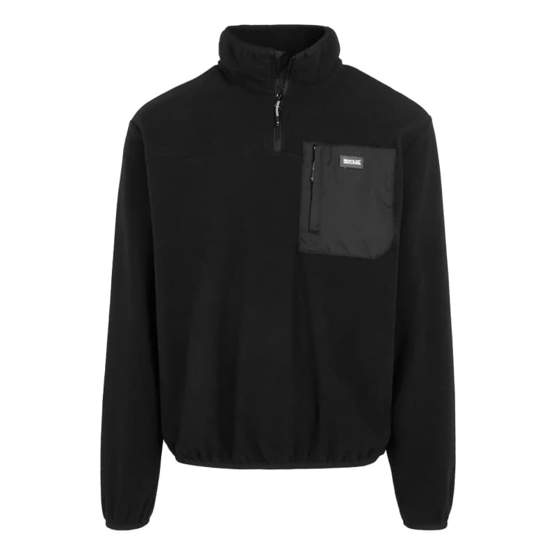 Image of Regatta Frankie Fleece Top Mens - Black 2XL