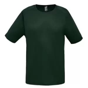 Image of SOLS Mens Sporty Short Sleeve Performance T-Shirt (XS) (Forest Green)