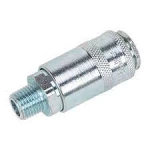 Image of Genuine SEALEY AC01BP Coupling Body Male 1/4BSPT Pack of 50