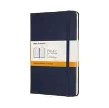 Image of Moleskine Medium Ruled Hardcover Notebook : Sapphire Blue