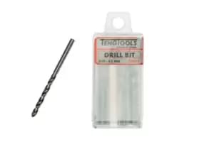 Image of Teng Tools DBX042 10x 4.2mm Fully Ground Drill Bit - Split Point - DIN 362
