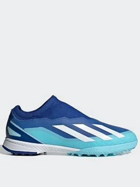 Image of adidas X Crazyfast League Childrens Laceless Astro Turf Football Boots - Size C10