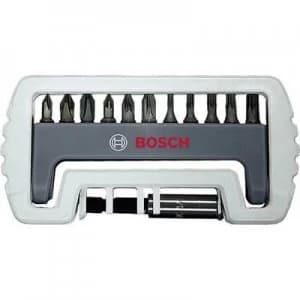 Image of Bosch Accessories 2608522131 Bit set 12 Piece Slot, Phillips, Pozidriv, Allen, TORX socket