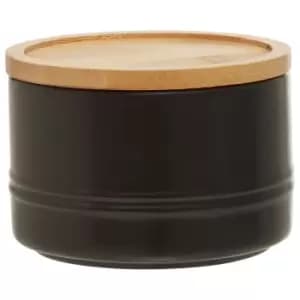 Image of Small Kitchen Storage Canister with Bamboo Lid