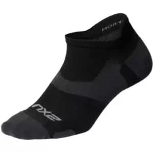 Image of 2XU Vectr Merino Light No Show Sock - Black