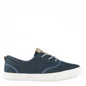 Image of Soviet Pump Lace Child Boys Canvas Shoes - Navy