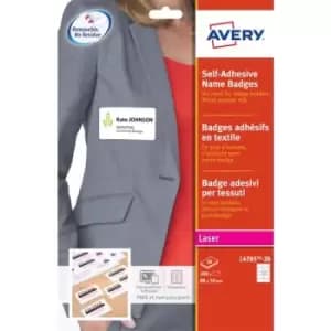Image of Avery L4785-20 self-adhesive label Rounded rectangle Removable White 200 pc(s)