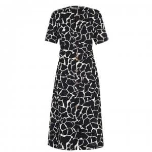 Image of Biba Linen Safari Dress - Giraffe