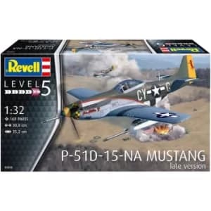 Image of P-51D Mustang (Late Version) 1:32 Revell Model Kit