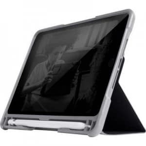 Image of STM Goods Dux Plus DUO BookCase Compatible with Apple series: iPad mini 4, iPad mini (5th Gen) Black (transparent)