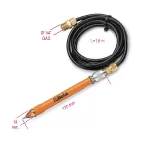 Image of Beta Tools 1948 Air Operated Engraver Pen with 1.5m Air Hose 019480001