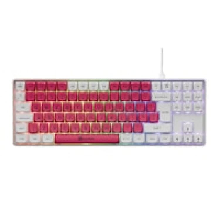 Image of Gamiac TKL90G Gaming Keyboard Kailh Blue - White/Red (UK)