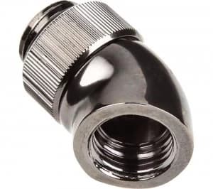 Image of EK-AF Angled 45 Degrees Fitting Adapter - Black Nickel