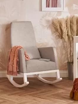 Image of Obaby High Back Rocking Chair - Silver