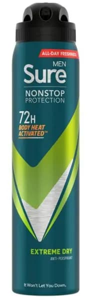 Image of Sure Men Non Stop Protection Extreme Dry Deodorant 250ml