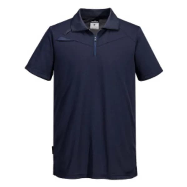 Image of Portwest DX4 Short Sleeve Polo Shirt DX410ANRXXXL Colour: All Navy