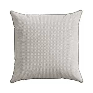 Image of Bedeck of Belfast Hemma Cotton Sateen Square Pillowcase - Beige