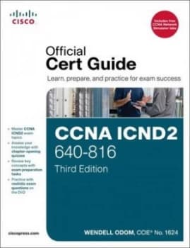 Image of Ccna Icnd2 640-816 Official Cert Guide by Wendell Odom Book