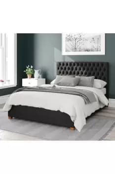 Image of Nightingale Upholstered Ottoman Storage Bed, Malham Weave Fabric