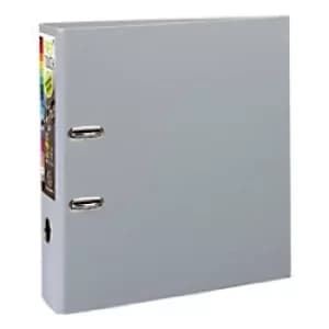 Image of Prem'touch Lever Arch File A4+ PP S80mm, 2 Rings, Dark Grey, Pack of 10