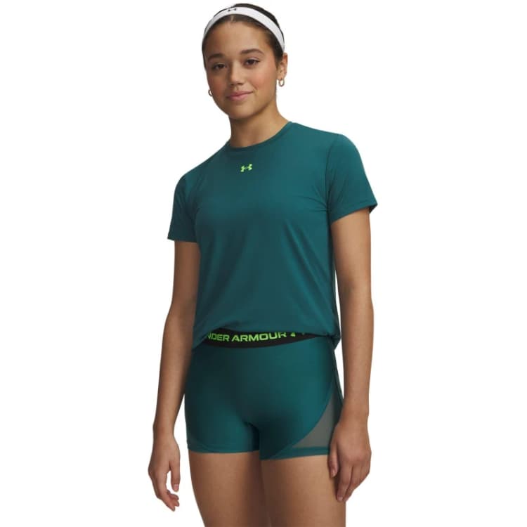 Image of Under Armour UA Vanish SS Ld63 Rack Green female 10 (S)