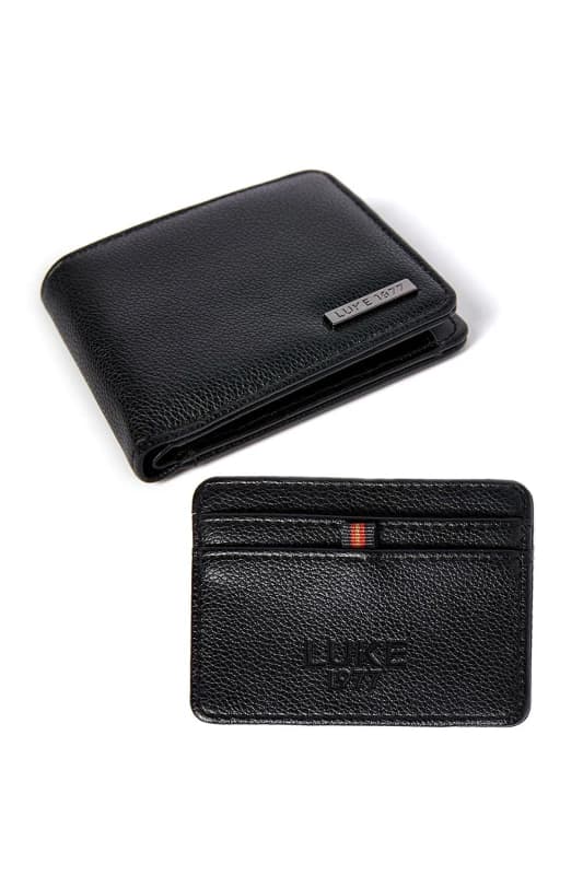 Image of Luke 1977 Dover Wallet And Card Holder Black