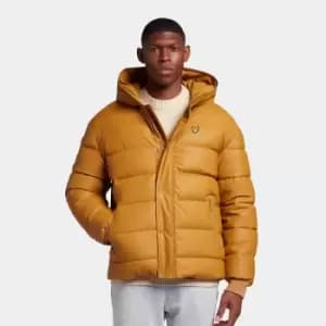 Image of Mens Rubberised Puffer Jacket - Anniversary Gold - XXL