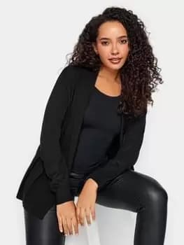 Image of M&Co Open Front Cardigan - Black, Size 26-28, Women