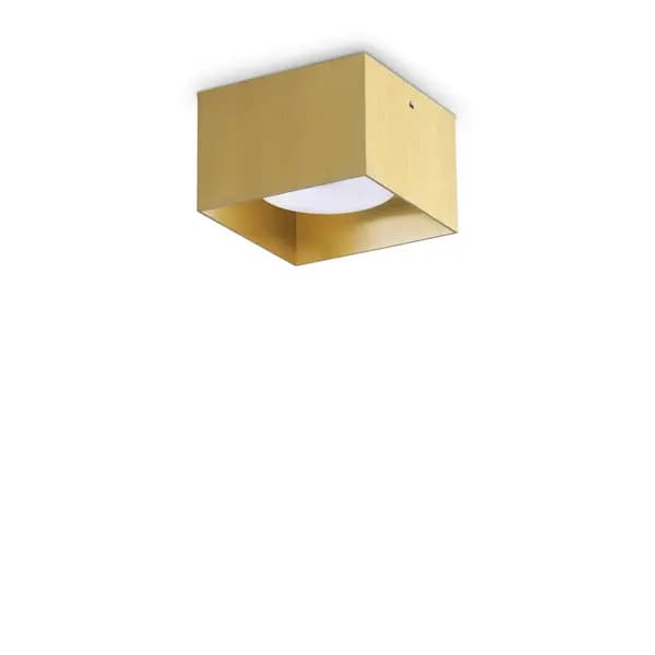Image of Spike Square Surface Mounted Downlight Brass