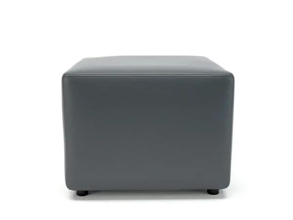 Image of Dynamic Office Solutions Crofton 62cm Square in Cristina Marrone Ultima Faux Leather NSS05279