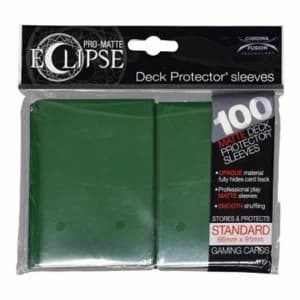 Image of Ultra Pro Eclipse PRO Matte Forest Green Standard 80 Sleeves case of 6