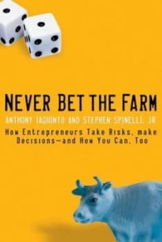 Image of Never Bet the Farm by Anthony Iaquinto Paperback