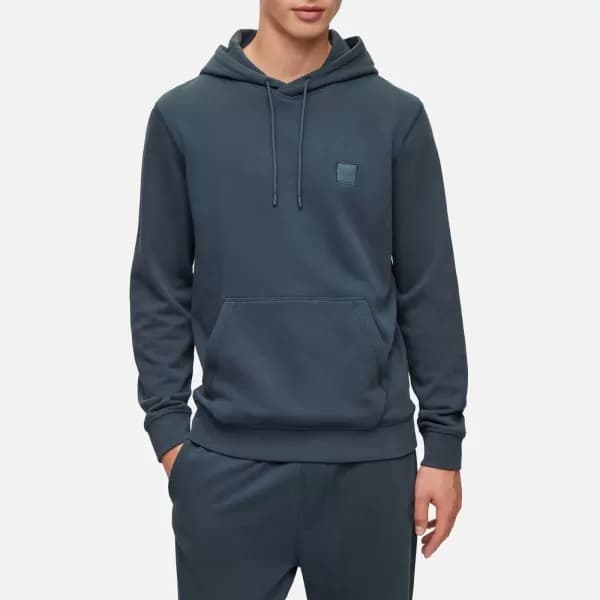 Image of BOSS Orange Mens Wetalk Hoodie - Open Green - L