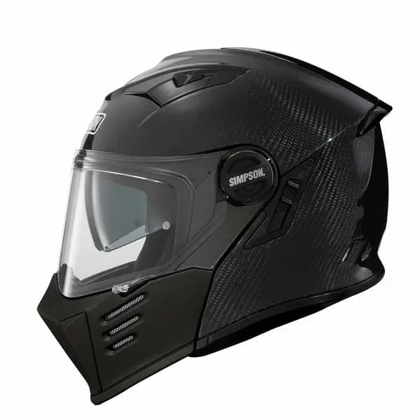 Image of Simpson Darksome Carbon ECE22.06 Modular Helmet Size S