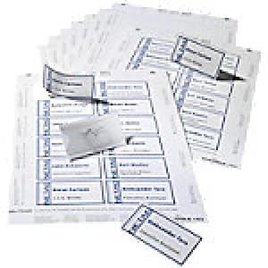 Image of Durable Standard Name Badge with Pin Landscape 75 x 40mm 818000 20 Pieces