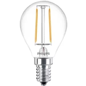 Image of Philips 2W LEDluster E14 SES Golf Ball Very Warm White - 57413300