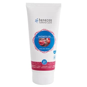 Image of Benecos Natural Shower Gel - Pomegranate & Rose