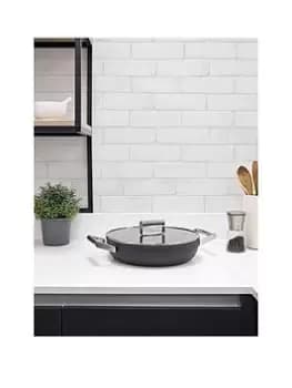 Image of SMEG Skillet - Deeppan 2 Handles With Lid 28Cm