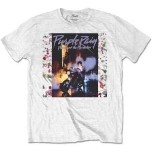Image of Prince - Purple Rain Album Mens Large T-Shirt - White
