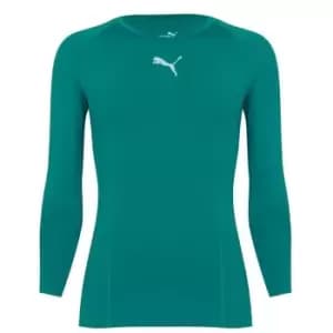 Image of Puma Liga Long Sleeve T-Shirt Mens - Green