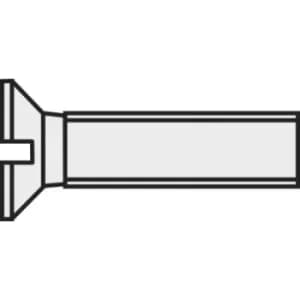 Image of TOOLCRAFT 839954 Countersunk screws M3 16mm Slot DIN 963 Plastic, Polyamide 10 pc(s)