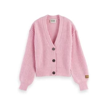Image of Scotch and Soda Boxy Cardigan - Pink