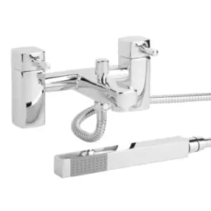 Image of Chrome Bath Shower Mixer Tap - Form