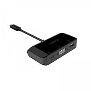 Image of Romoss USB-C 3.1 to VGA and USB-A 3.0F Multiport Adapter